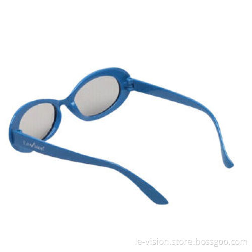 Passive 3D Anaglyph 3D Cinema Glasses for Kids with Light Weight
